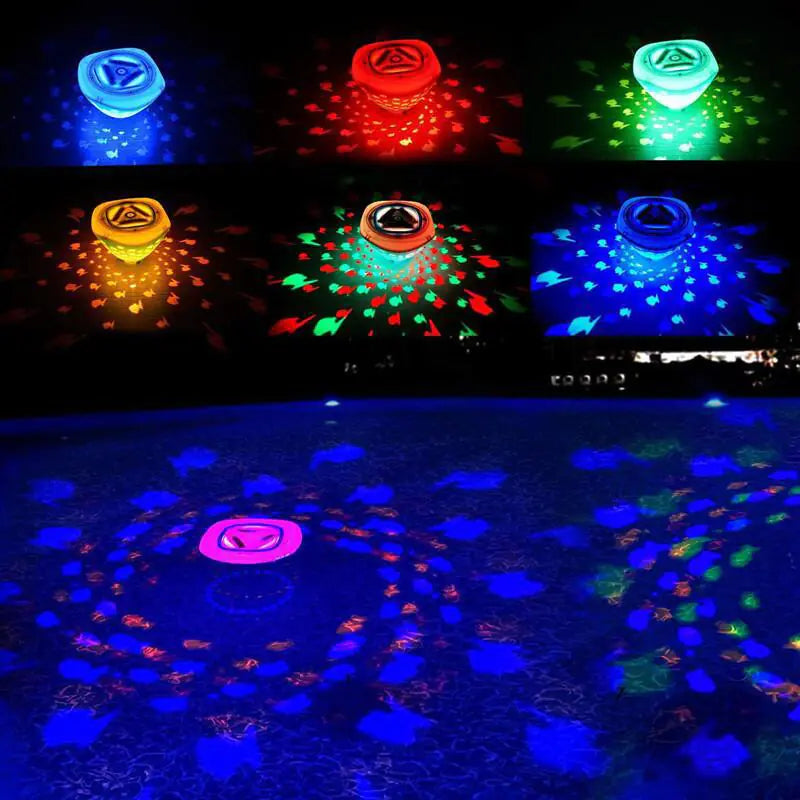 2022 Smart Colorful LED Fish Projector Pool Light