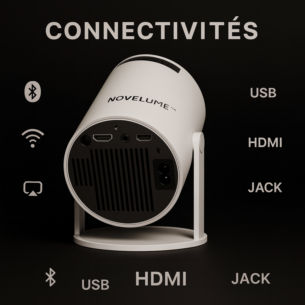 NOVELUME™ – Projecteur 4K Ultra Compact Full HD