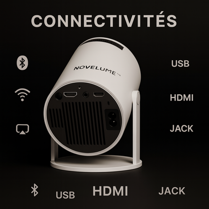 NOVELUME™ – Projecteur 4K Ultra Compact Full HD