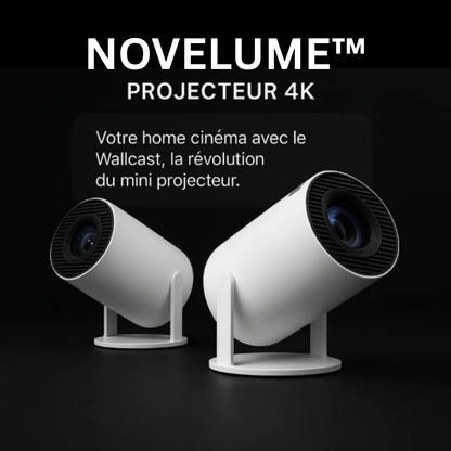 NOVELUME™ – Projecteur 4K Ultra Compact Full HD