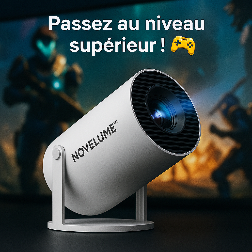 NOVELUME™ – Projecteur 4K Ultra Compact Full HD
