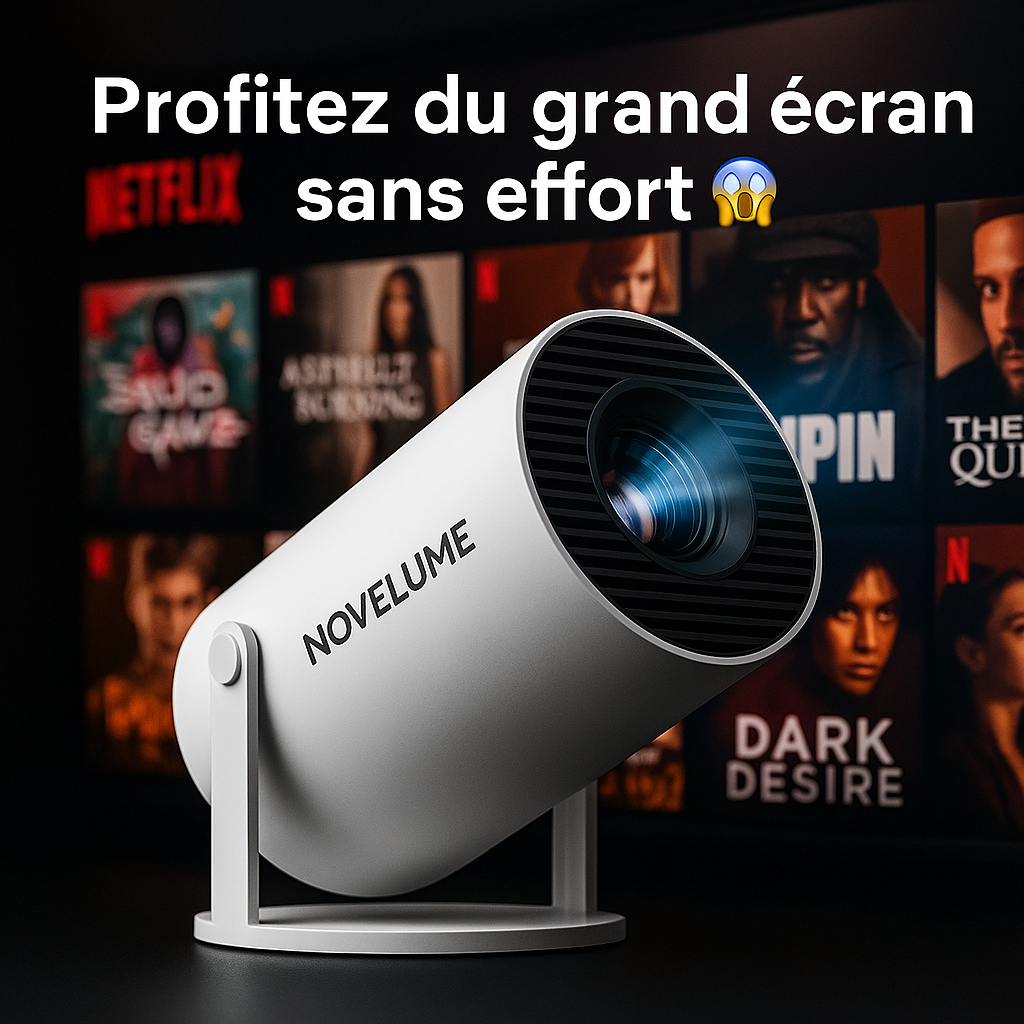 NOVELUME™ – Projecteur 4K Ultra Compact Full HD