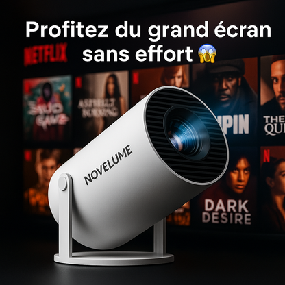 NOVELUME™ – Projecteur 4K Ultra Compact Full HD